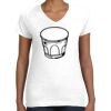 Women's Fine Jersey V-Neck Tee Women's Fine Jersey V-Neck Tee Thumbnail