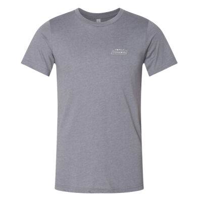 3001C Bella + Canvas Unisex Jersey T-Shirt Printed Left Chest Thumbnail