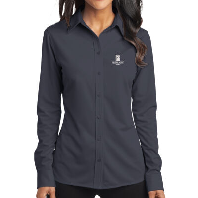 L570  Port Authority® Women's Dimension Knit Dress Shirt Thumbnail