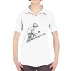 Ladies' Cool & Dry Sport Performance Interlock Polo Thumbnail