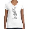 Women's Fine Jersey V-Neck Tee Women's Fine Jersey V-Neck Tee Thumbnail