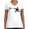 Women's Fine Jersey V-Neck Tee Women's Fine Jersey V-Neck Tee Thumbnail