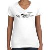 Women's Fine Jersey V-Neck Tee Women's Fine Jersey V-Neck Tee Thumbnail