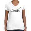 Women's Fine Jersey V-Neck Tee Women's Fine Jersey V-Neck Tee Thumbnail