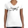 Women's Fine Jersey V-Neck Tee Women's Fine Jersey V-Neck Tee Thumbnail