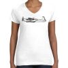 Women's Fine Jersey V-Neck Tee Women's Fine Jersey V-Neck Tee Thumbnail