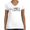 Women's Fine Jersey V-Neck Tee Women's Fine Jersey V-Neck Tee Thumbnail