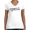 Women's Fine Jersey V-Neck Tee Women's Fine Jersey V-Neck Tee Thumbnail