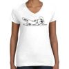 Women's Fine Jersey V-Neck Tee Women's Fine Jersey V-Neck Tee Thumbnail