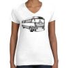 Women's Fine Jersey V-Neck Tee Women's Fine Jersey V-Neck Tee Thumbnail