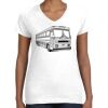 Women's Fine Jersey V-Neck Tee Women's Fine Jersey V-Neck Tee Thumbnail
