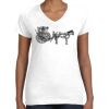 Women's Fine Jersey V-Neck Tee Women's Fine Jersey V-Neck Tee Thumbnail