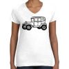 Women's Fine Jersey V-Neck Tee Women's Fine Jersey V-Neck Tee Thumbnail