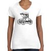 Women's Fine Jersey V-Neck Tee Women's Fine Jersey V-Neck Tee Thumbnail