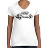 Women's Fine Jersey V-Neck Tee Women's Fine Jersey V-Neck Tee Thumbnail