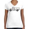 Women's Fine Jersey V-Neck Tee Women's Fine Jersey V-Neck Tee Thumbnail