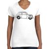 Women's Fine Jersey V-Neck Tee Women's Fine Jersey V-Neck Tee Thumbnail