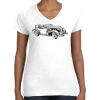 Women's Fine Jersey V-Neck Tee Women's Fine Jersey V-Neck Tee Thumbnail