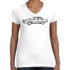Women's Fine Jersey V-Neck Tee Women's Fine Jersey V-Neck Tee Thumbnail