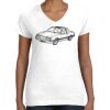 Women's Fine Jersey V-Neck Tee Women's Fine Jersey V-Neck Tee Thumbnail