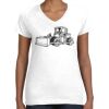 Women's Fine Jersey V-Neck Tee Women's Fine Jersey V-Neck Tee Thumbnail