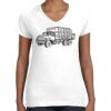Women's Fine Jersey V-Neck Tee Women's Fine Jersey V-Neck Tee Thumbnail