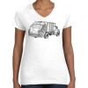 Women's Fine Jersey V-Neck Tee Women's Fine Jersey V-Neck Tee Thumbnail