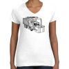 Women's Fine Jersey V-Neck Tee Women's Fine Jersey V-Neck Tee Thumbnail