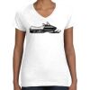 Women's Fine Jersey V-Neck Tee Women's Fine Jersey V-Neck Tee Thumbnail